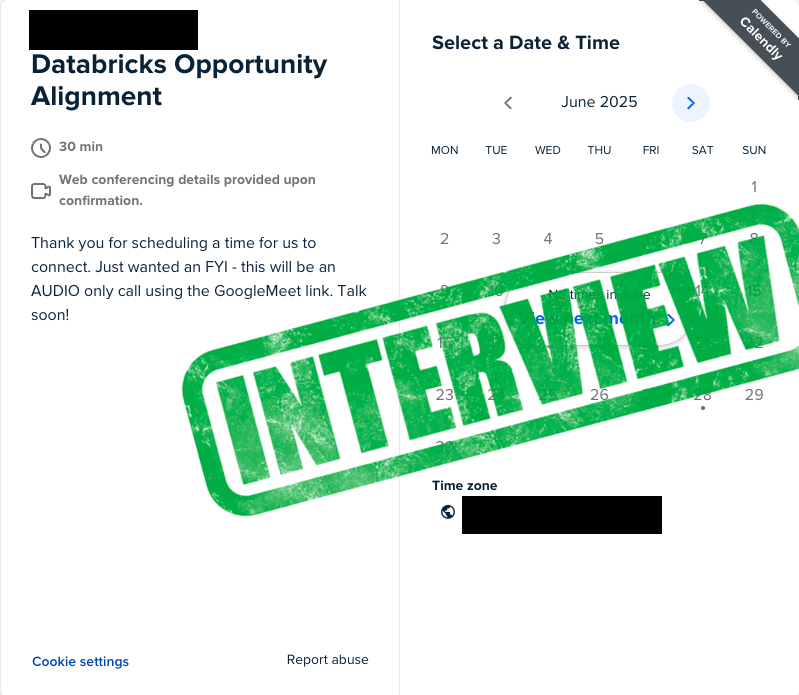 JobGPT user interview at Databricks